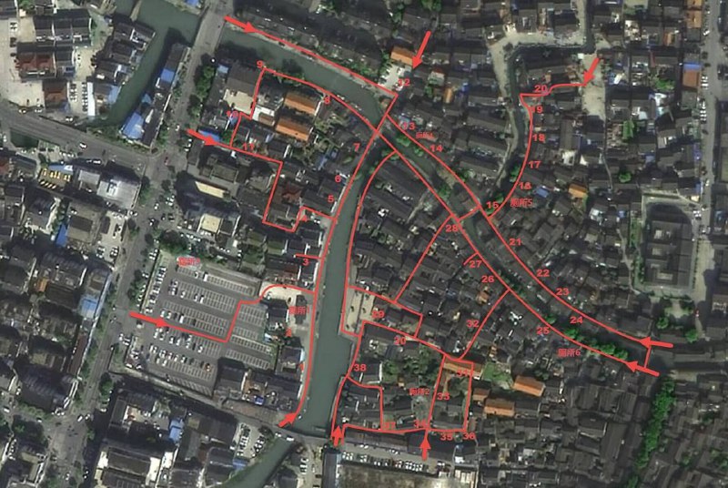 扫街甪直最新攻略图，2号点位和